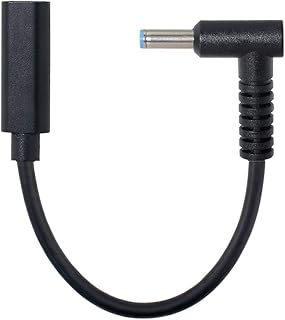 USB CC cable Type C female Load cable with USB-C port to DC 4.5 x 3.0 mm Compatible with HP 18-20 Volts laptop.. Shop for less and receive more with DIAYTAR NIGERIA's expansive e-commerce platform and nationwide delivery.
