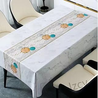 Luxury rectangular, waterproof, oil -free, washable and light, Sanko (55 "x 70" rectangular dining tables.. DIAYTAR NIGERIA: Your gateway to affordable online retail with reliable delivery within the week.