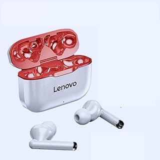 Stereo wireless headphones Bluetooth 5.0 Original Lenovo LP1 TWS with microphone, touch control, long standby mode 300 mAh IPX4, waterproof loading case (red).. Shop from anywhere in Nigeria with DIAYTAR's extensive selection and budget-friendly shipping options.