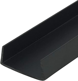 Black exterior in styrene plastic of 1-1/4 "in the shape of a U, channel C of 36" long (package of 4).. Discover why DIAYTAR NIGERIA is the smart shopper's choice for affordable products delivered nationwide.