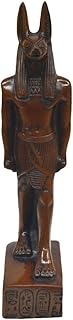 Anubis Chacal God of ancient Egypt. Made of natural and artificial stone. Measuring about 23 cm (brown).. The best online shopping experience in Nigeria — DIAYTAR delivers it all.