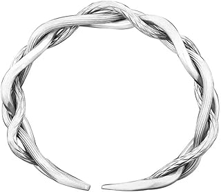 Hollow and wavy bracelets in Sterling 925 silver for couples, party jewelry.. Affordable convenience is here — shop DIAYTAR Nigeria today.