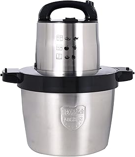 Electric meat chopper 6L stainless steel for vegetables, fruit and nuts, stainless steel bowl and 4 sharp blades, 1600 W.. Experience the simplicity of DIAYTAR NIGERIA's extensive marketplace with delivery within 8 days.