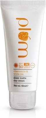 Plum Sheer Matte SPF 50 day cream, white tea, 60 ml.. No stress, no delays — DIAYTAR Nigeria is your trusted shopping partner.
