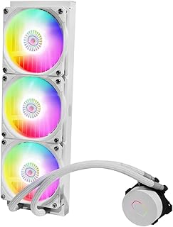 Cooler Master Liquid ML360L ARGB V2 White Edition, Liquid cooler for AIO processor in closed loop, double 3rd generation pump, Triple flow 120 mm for AMD and Intel processor (MLW-D36M-A18PW-RW).. DIAYTAR NIGERIA connects Nigerians with quality products at affordable prices, delivered in 5-8 days nationwide.