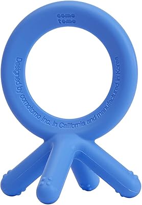 Cylicone Silicon Dentition ring, Blue (Pack of 1).. Experience DIAYTAR NIGERIA, where extensive product variety meets pocket-friendly prices and reliable delivery.