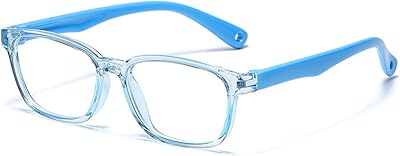 Anti-dazzling and anti-fatigue vibegle glasses, anti-dazzling, anti-dazzling, anti-UV glasses for mobiles, tablets and children's games from 3 to 12 years old-blue, blue, 123 mm.. DIAYTAR NIGERIA: Your partner in affordable online retail with reliable delivery across the nation.