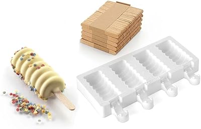 Silicone mold for mini ice cream Silikomart, tango, white.. Your digital shopping destination, DIAYTAR NIGERIA combines variety with affordability and quick delivery.