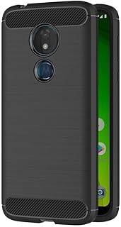 Protective shell for Motorola Moto G7 Power (6.2 inch) in luxurious flexible silicone brushed with carbon fiber texture (black).. Experience shopping satisfaction with DIAYTAR NIGERIA's vast selection and budget-friendly delivery options.