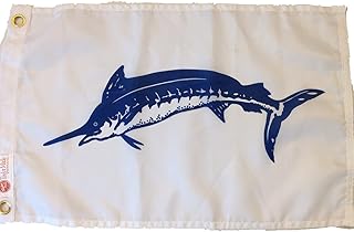 Taylor Made Products 2918, fish flag, nylon, 12 "x 18", Marlin, Bleu.. Shop without compromise at DIAYTAR NIGERIA, where quality, affordability, and quick delivery coexist.
