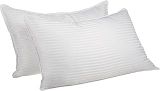 A set of luxury microfiber pillows with a pillow strip.. Shop with confidence at DIAYTAR NIGERIA, enjoying competitive prices and delivery within 8 days.