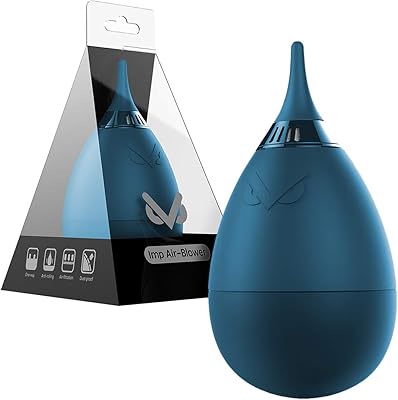 Indovis Hurrican bellows with dust filter, dust cleaner, extra powerful air blower, anti-roll technology, elegant design, suitable for camera lenses, sensor, keyboard, smartphone (blue).. Transform your shopping experience with DIAYTAR NIGERIA's vast product selection delivered at unbeatable prices.