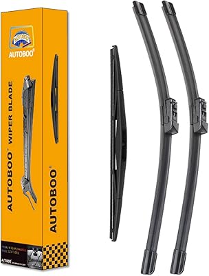 Autobo front wiper size 24 " + 18" with 14 "rear wiper replacement for Mazda CX-5 CX-9 CX5 CX9 2017 2018 2019 2020 2021 (Package of 3).. DIAYTAR NIGERIA transforms dreams into deliveries with our affordable prices and 5-8 day shipping.