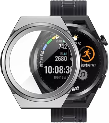 Dado Complete Protection Coin Compatible with Huawei Watch Gt Runner, Complete Protective Cock in heat resistant polyurethane with frame (silver).. Buy better with DIAYTAR Nigeria — the ultimate e-commerce platform in Nigeria.