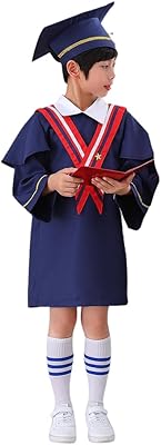 RIOX preschool graduate giving dress with pompom and belt, 2023 graduation set for children (navy blue, 130 (8-9 years old)))).. Experience the ease of modern shopping with DIAYTAR NIGERIA's comprehensive platform and quick delivery.