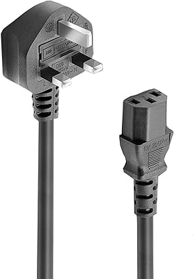 D-CURVE® Kettle LED 250V 13A Desktop power cable, British power cable for computer screens, TV, printer, etc., British socket 3 pins to IEC 320 C13 AC (5 meters).. Shop across boundaries at DIAYTAR NIGERIA and enjoy budget-friendly nationwide delivery within the week.