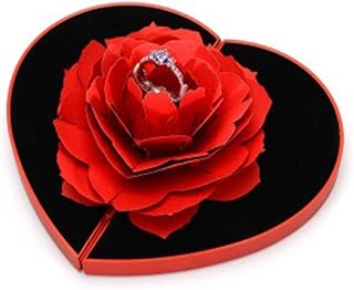 Box box, engagement rings box, surprise jewelry storage support for women, wedding jewelry gift box of Valentine's Day.. DIAYTAR NIGERIA brings the marketplace to your home with budget-friendly prices and nationwide delivery.