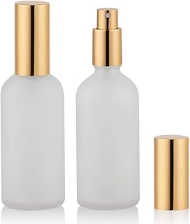 Vaporizers in frosted glass of 100 ml 2 empty traveling bottles waterproof with lids.. The future of Nigerian shopping is here — DIAYTAR Nigeria.