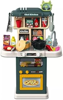 Kitchen role -playing set with Spray and Water Function and 64 children's accessories, 3 years and over, Imitation Game Gift Box (Gray).. DIAYTAR NIGERIA makes quality accessible with our diverse product range and dependable delivery service.