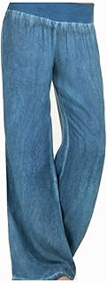 Zurdox women pants, wide pants for autumn and winter women, long relaxed and relaxed jeans, relaxed pants, wide pants for women (color: hortel, size: 5xl).. Experience the power of choice with DIAYTAR NIGERIA's vast catalog and affordable 5-8 day delivery.