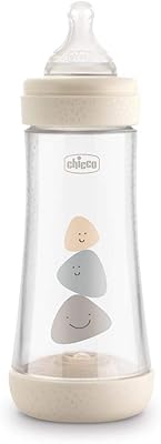 Chicco perfect 5 bottle, 300 ml with silicone fast flow 4m+, neutral.. Your complete shopping solution, DIAYTAR NIGERIA offers extensive choice with competitive prices and delivery.