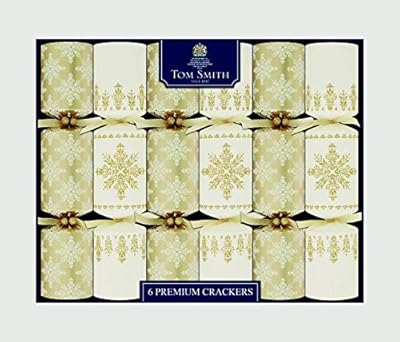 Tom Smith 28513 Wide Barl Gold/Cream Foil/Gold Flitter Crackers 6 rooms, Size 14 inches.. Nigeria's favorite online shopping platform, DIAYTAR offers unbeatable prices and delivery within a week.