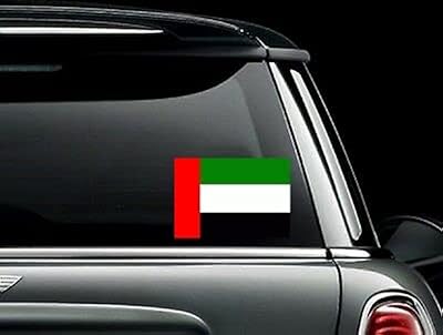 Sticker Flag of the United Arab Emirates Flag of the United Arab Emirates in Vinyl without Bubbles, American quality, for car, windows, trucks and motorcycles, size 11 x 7 cm.. Shop with purpose and save with DIAYTAR NIGERIA's extensive platform and nationwide delivery service.