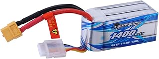 Lipo Sunbado 4S 14.8 V 1400 mAh 130c Soft Pack XT60 battery for FPV Drone Drone Department Helicopter... You shop, we deliver — quick and easy with DIAYTAR Nigeria.
