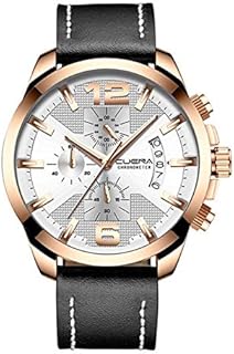 Quina men's dressed watch in analog leather - 6819p.. DIAYTAR NIGERIA makes every shopping desire a reality with affordable prices and delivery in 5-8 days.