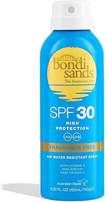 Bondi Sands SPF 30 - blue perfume -free vaporizer fog.. Shop with confidence at DIAYTAR NIGERIA, enjoying competitive prices and delivery within 8 days.