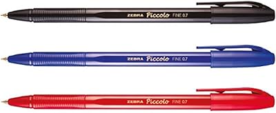 Zebra Piccolo feather pen, 0.7 mm, 12, black package.. From checkout to your doorstep in less than a week — DIAYTAR Nigeria.