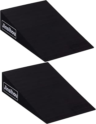 Pilates yoga squat tilt board, 2 robust foam eva, leg extension, ankle and knee inclination platform to lift the heel and legs.. Discover the joy of online shopping with DIAYTAR NIGERIA's budget-friendly prices and reliable shipping.