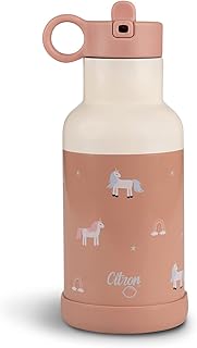 Lemon - Insothermal water bottle in children's stainless steel - 350 ml - Unicorn - Blush pink.. Experience the power of choice with DIAYTAR NIGERIA's extensive catalog and reliable delivery service.