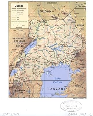 Card of Uganda 2005. - Size: 18 x 24 - ready to frame - Uganda | Uganda.. DIAYTAR NIGERIA: Creating access to affordable products for every Nigerian with our swift delivery service.