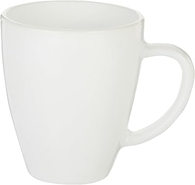 Borosil de Lara white opal cup, 40 cl, 40mugpw 1 piece.. DIAYTAR NIGERIA: Making quality products accessible to all Nigerians at affordable prices.