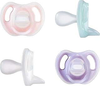 Ultra light Silicone Tommee Tippee silicone pacifier, symmetrical orthodontic design, BPA-free, monobloc design, 0-6 months, pack of 4 dolls 1.0, 4 pieces.. DIAYTAR NIGERIA brings the market to your screen with thousands of affordable products delivered to your door.
