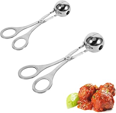 2 -piece amateur meatball pliers meat pliers of stainless steel meat spoon meat meat manufacturer of spoon spoon cookies meat meatball for meatballs.. Your shopping dreams realized through DIAYTAR NIGERIA's affordable platform with reliable delivery times.