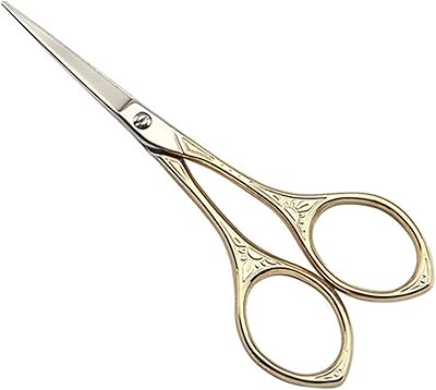 FHLONG pruning shears, retro stainless steel scissors, domestic tool, sewing chisers for embroidery (color: gold).. Skip the traffic, shop online — DIAYTAR Nigeria brings it to you.