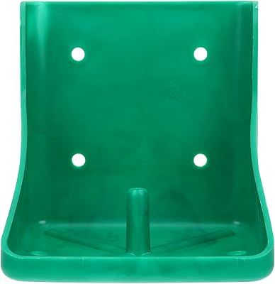 Metal feeder Yarno for goats and sheep: small giant plastic bucket for cattle feeder, box support for horse, goats, cattle, green.. DIAYTAR NIGERIA: Connecting Nigerians with their needs through our affordable and diverse marketplace.
