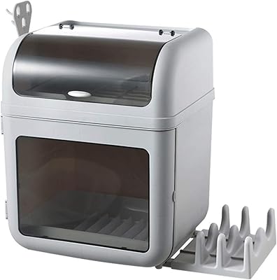 U-Home dish drainer, dishes support, drainer with cover and cup cover.. DIAYTAR NIGERIA: Your trusted e-commerce partner with extensive product choices and affordable delivery.