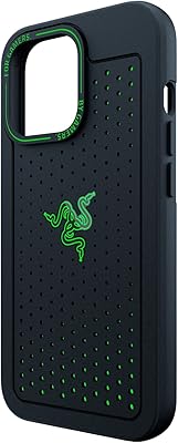 Razer Arctic shell for iPhone 13 Pro: Additional ventilation channels - Reinforced corners of thermoplastic rubber - Tactile side buttons - Compatible wireless chargers and 5g networks.. Say goodbye to long wait times — DIAYTAR Nigeria ships in just 5–8 days!