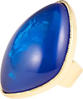 Moonstone trendy ring for superb blue semi-precious stone blue, irregular triangle, melagrin bezel, adjustable size, blue, semi-precious stone.. Discover the perfect balance of price and convenience with DIAYTAR NIGERIA's nationwide e-commerce platform.