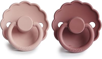 Silicone Silicone Silk Daisy for Baby 6-18 months, package of 2, blush/Woodchuck - Size 2.. DIAYTAR NIGERIA connects you with thousands of products at competitive prices, delivered within a week.