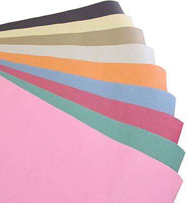 A2 sugar paper 20 sheets in 10 colors assorted 100 % recycled for children, arts, crafts, drawing books.. DIAYTAR NIGERIA: Where quality meets accessibility with affordable prices and prompt shipping.