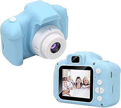 Mini digital camcorder Quboo Mulugeta for children 8MP HD (Blue).. Get more, save more — only on DIAYTAR Nigeria.
