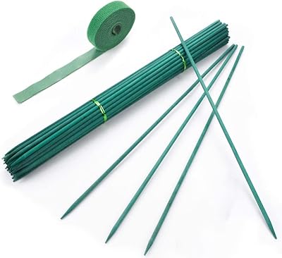 60pccs Bamboo Green Garden Bamboo Stop Wooden Plant Stands Pacts of flower plants with garden fasteners and nylon plant attachment adapted to the garden.. Everything you want, delivered fast — DIAYTAR Nigeria does it better.