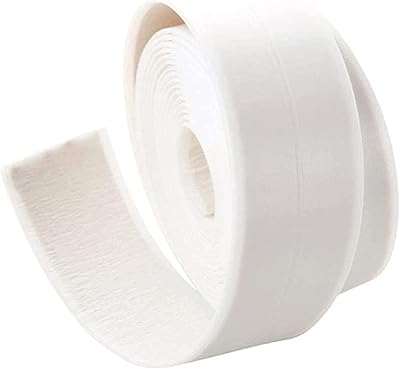 LightMore PVC Caulk Caulk For Bath, Waterproofing Ribbon for Bath Wall, Milthy Waterproof Adhesive Ribbon, Bathroom Kitchen 3.2 mm x 3.8 cm.. DIAYTAR NIGERIA brings affordable shopping to your fingertips with reliable delivery in less than 8 days.