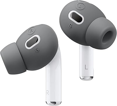 Elago ear tips designed for AirPods Pro 2 Compatible with Apple AirPods Pro 2nd Generation with 3 -game listen / 3 sizes - Dark gray cache - Dark gray.. Navigate through thousands of products at pocket-friendly prices with DIAYTAR NIGERIA's easy-to-use platform.