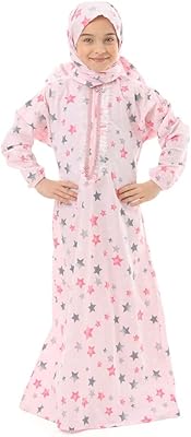 Ilansa prayer clothes for little girls, two -room Islamic clothes with zipper, maxi prayer clothes with scarf and rosary gift.. Your trusted shopping partner, DIAYTAR NIGERIA offers extensive selection with quick delivery options.