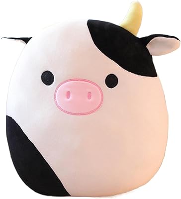 Cute black cow plush pillow kawaii kawaii pillow for babies.. Shop with confidence at DIAYTAR NIGERIA, enjoying competitive prices and delivery within 8 days.